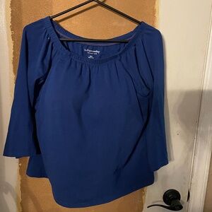 Royal blue top by Soft Surroundings